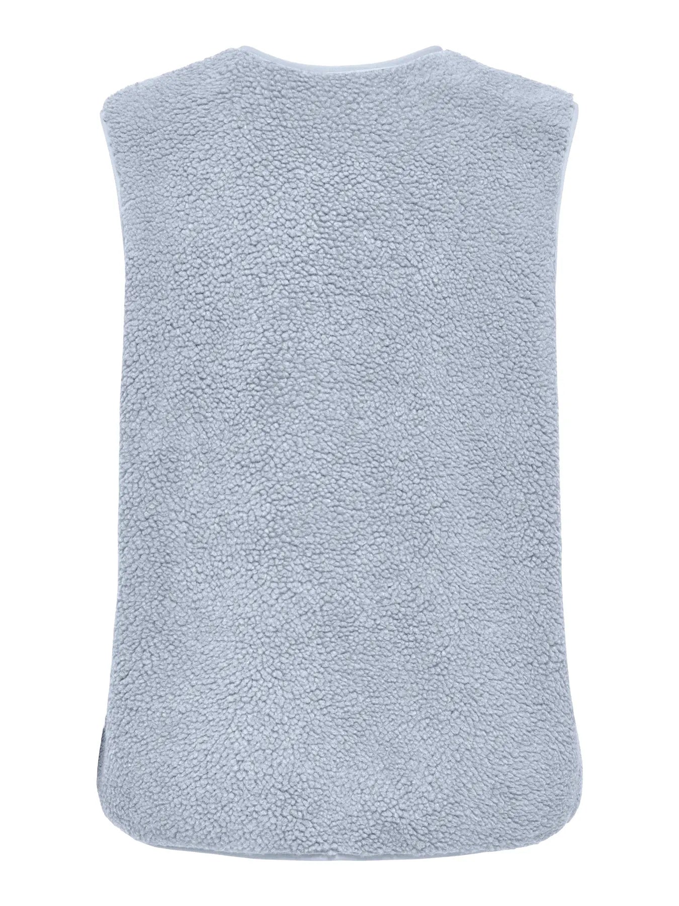 Only: teddy vest: blue vintage