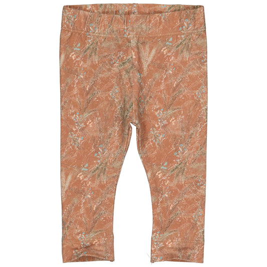 Levv: EVAN: legging AOP Brown Mocha Flower