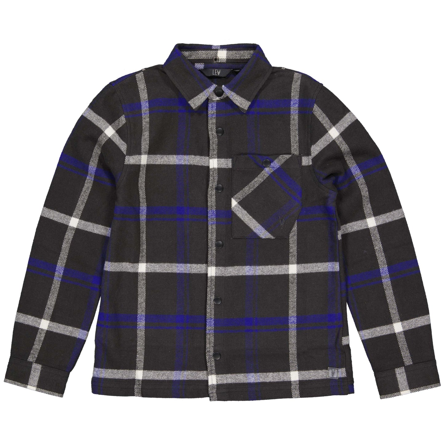 Levv: FERON: overshirt blue dark