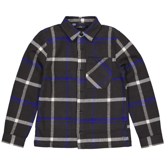 Levv: FERON: overshirt blue dark