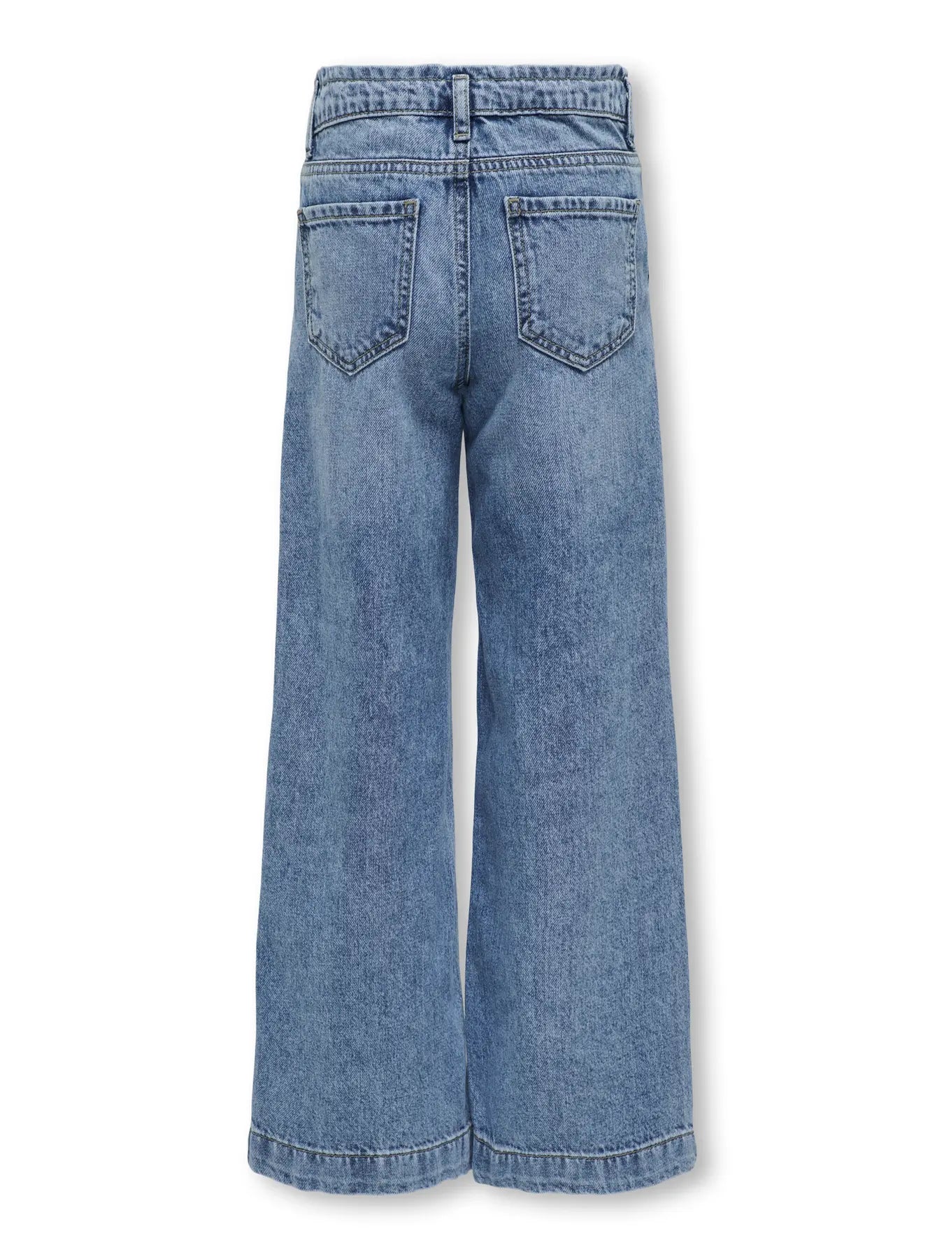 Only:Lisse: wide jeans medium blue denim