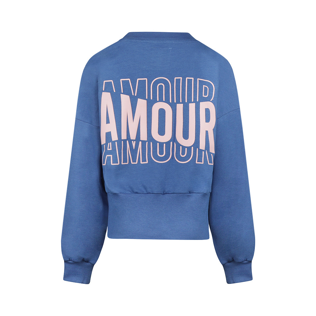 No way monday:sweater loose fit "80" with backprint