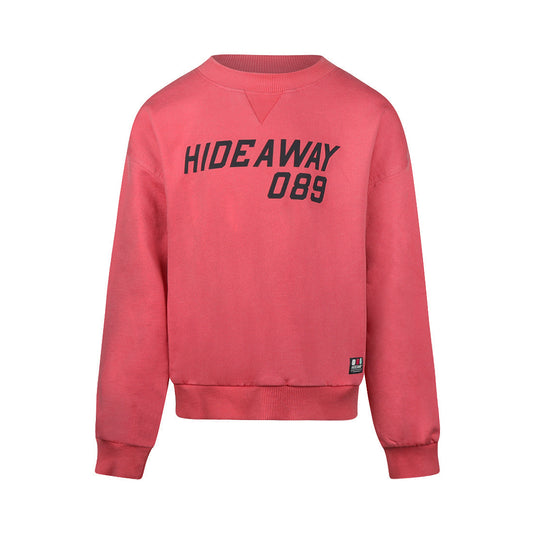 No way monday: sweater loose fit "Hide a way" rasberry