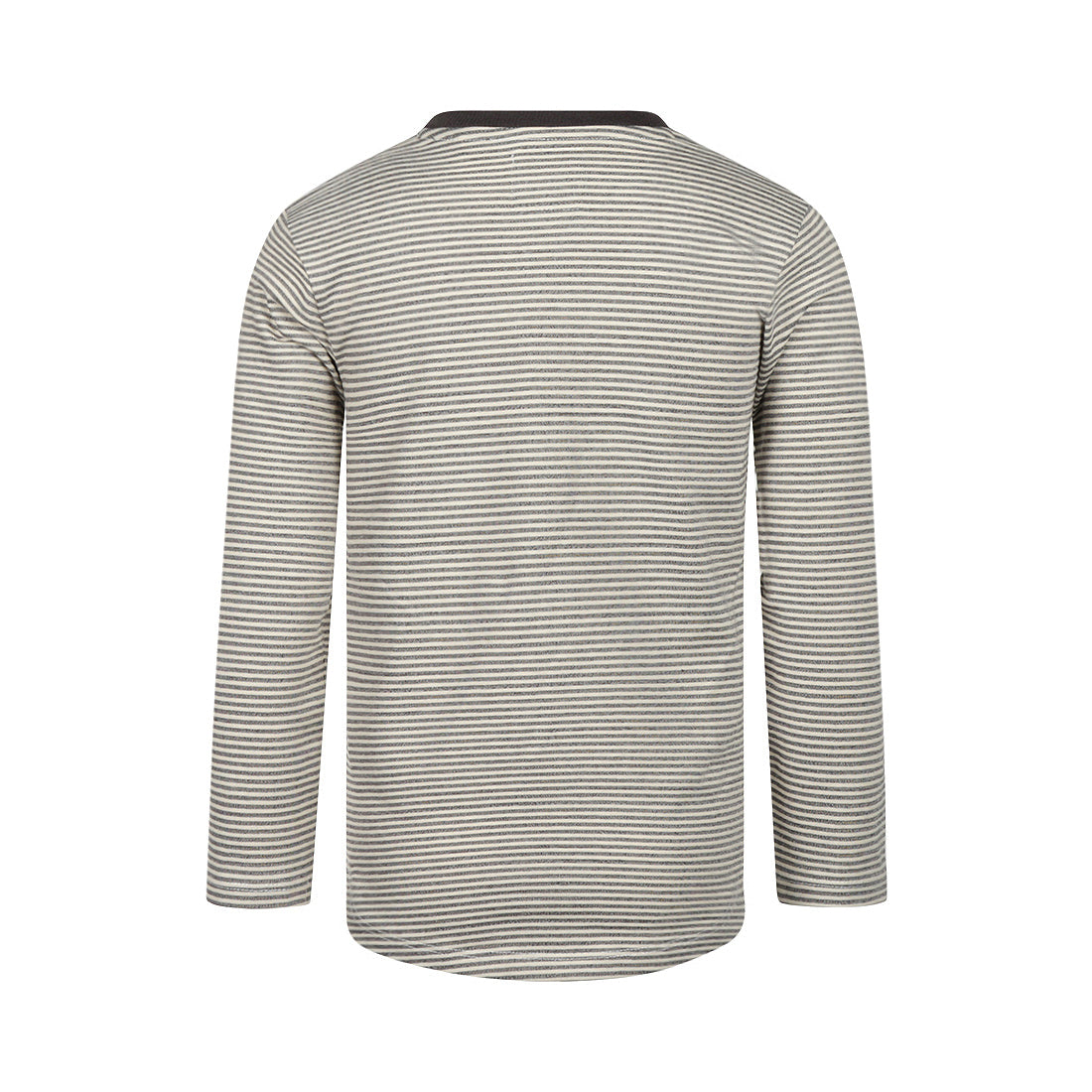 Koko Noko: Longsleeve donkergrijs gestreept