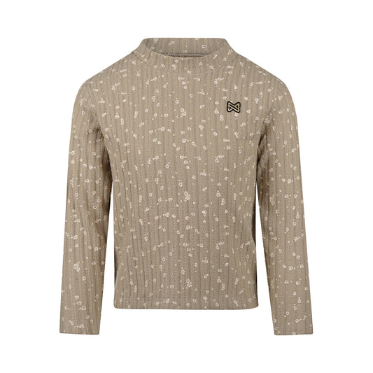 Koko Noko: Longsleeve beige bloem