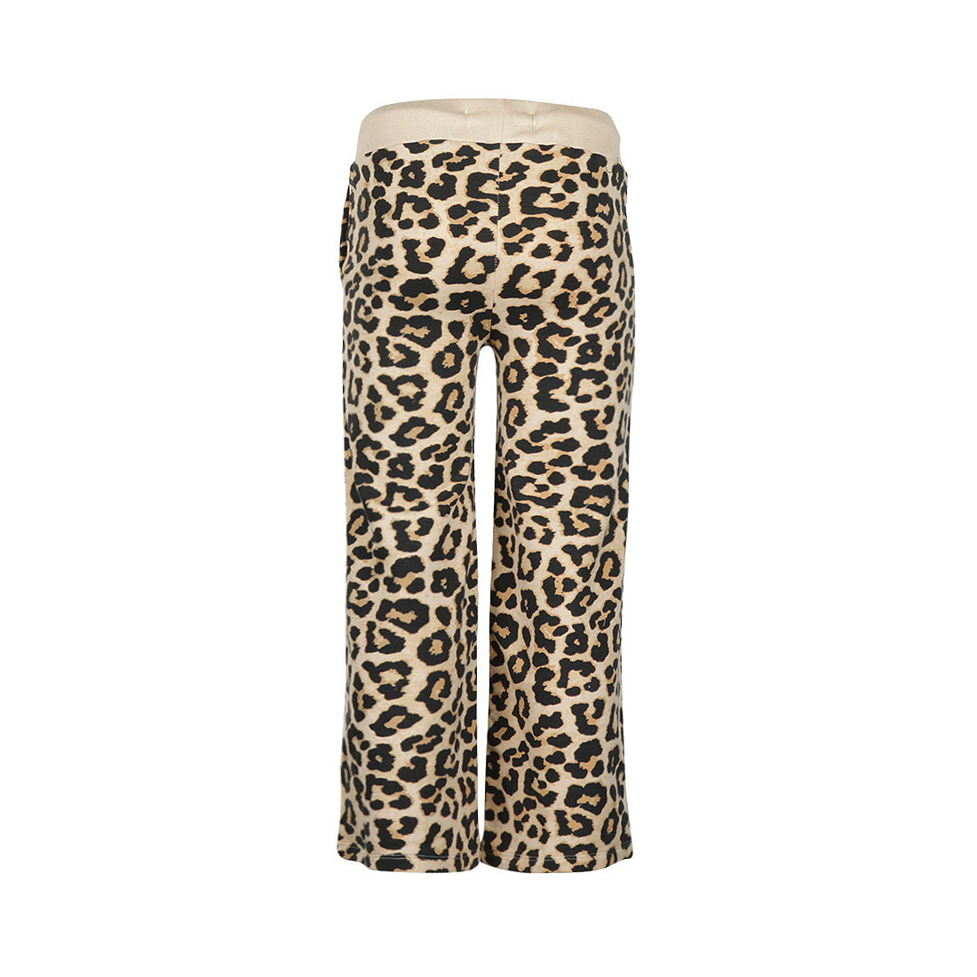 Koko Noko: wide leg joggingbroek off white panterprint