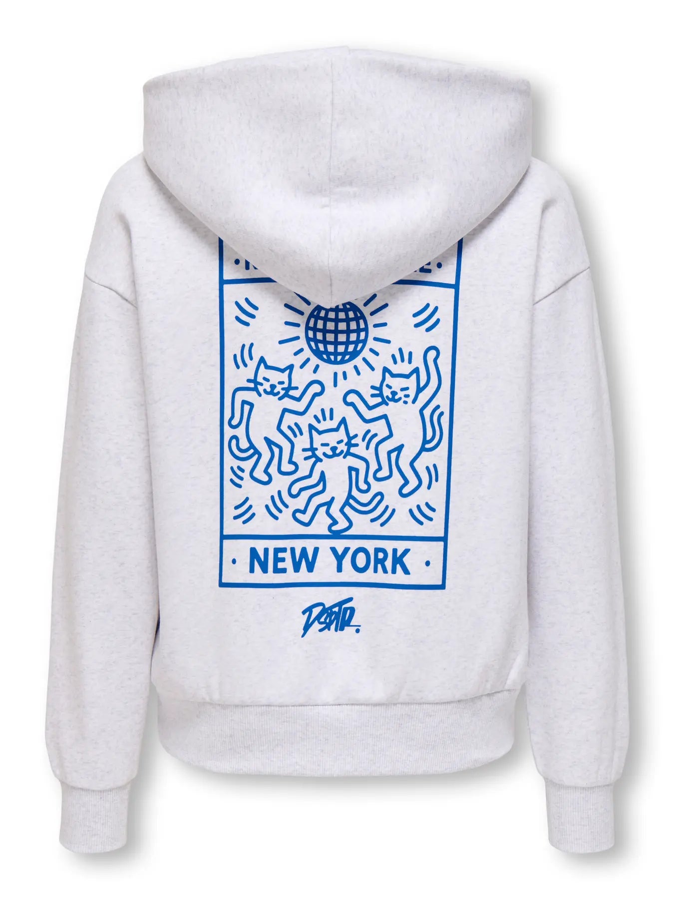 Only & Sons: Hoodie light grey " utopian sound"