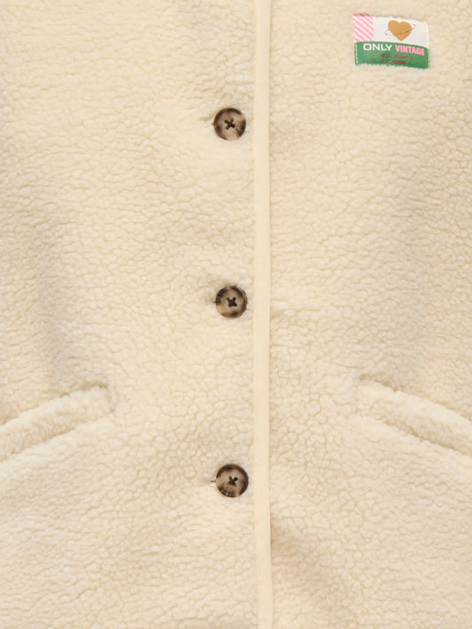 Kidsonly: Teddy vest: offwhite