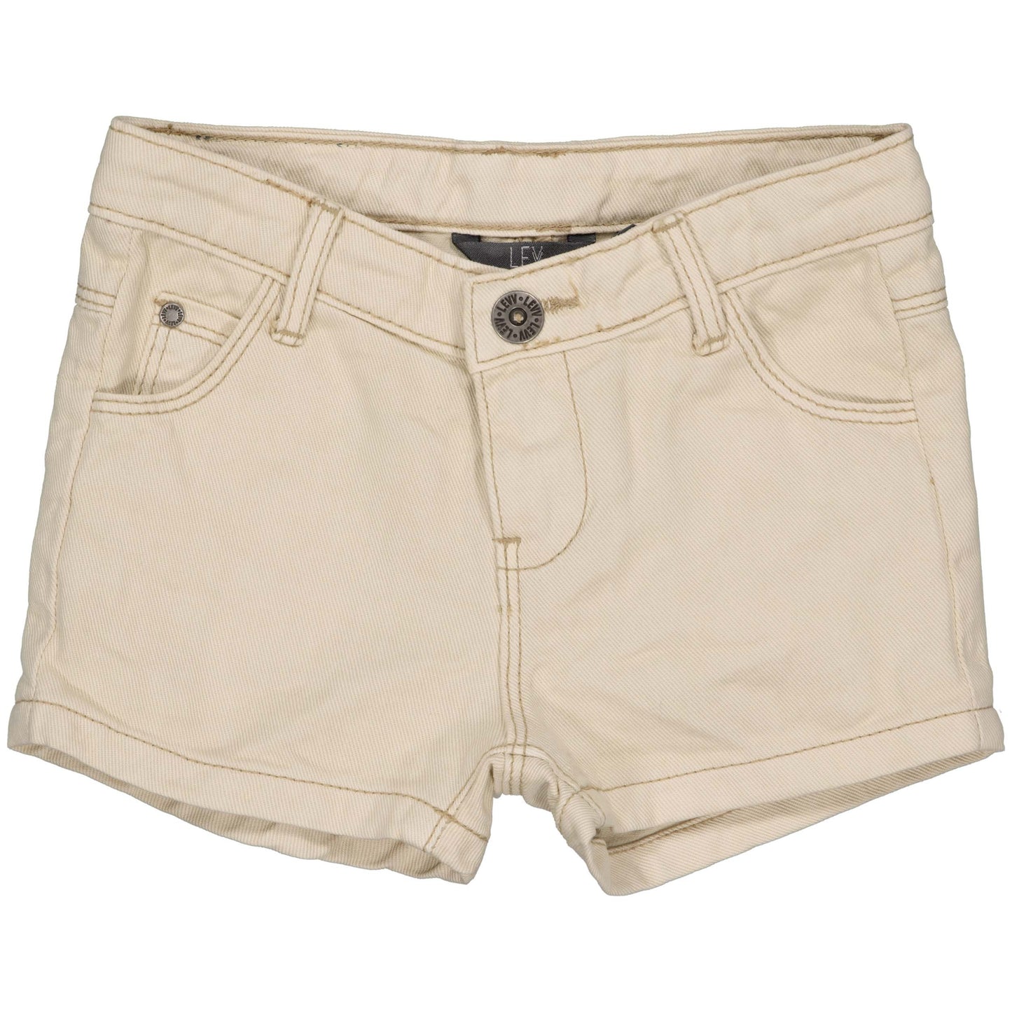 LEVV: Myke: jeans short beige