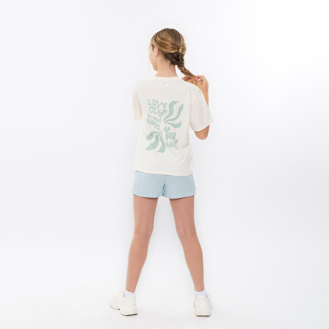 No way monday: Aisha Jeans short loose fit
