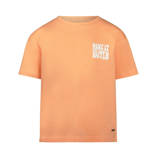 No way monday: Shirt loose fit "faded orange"