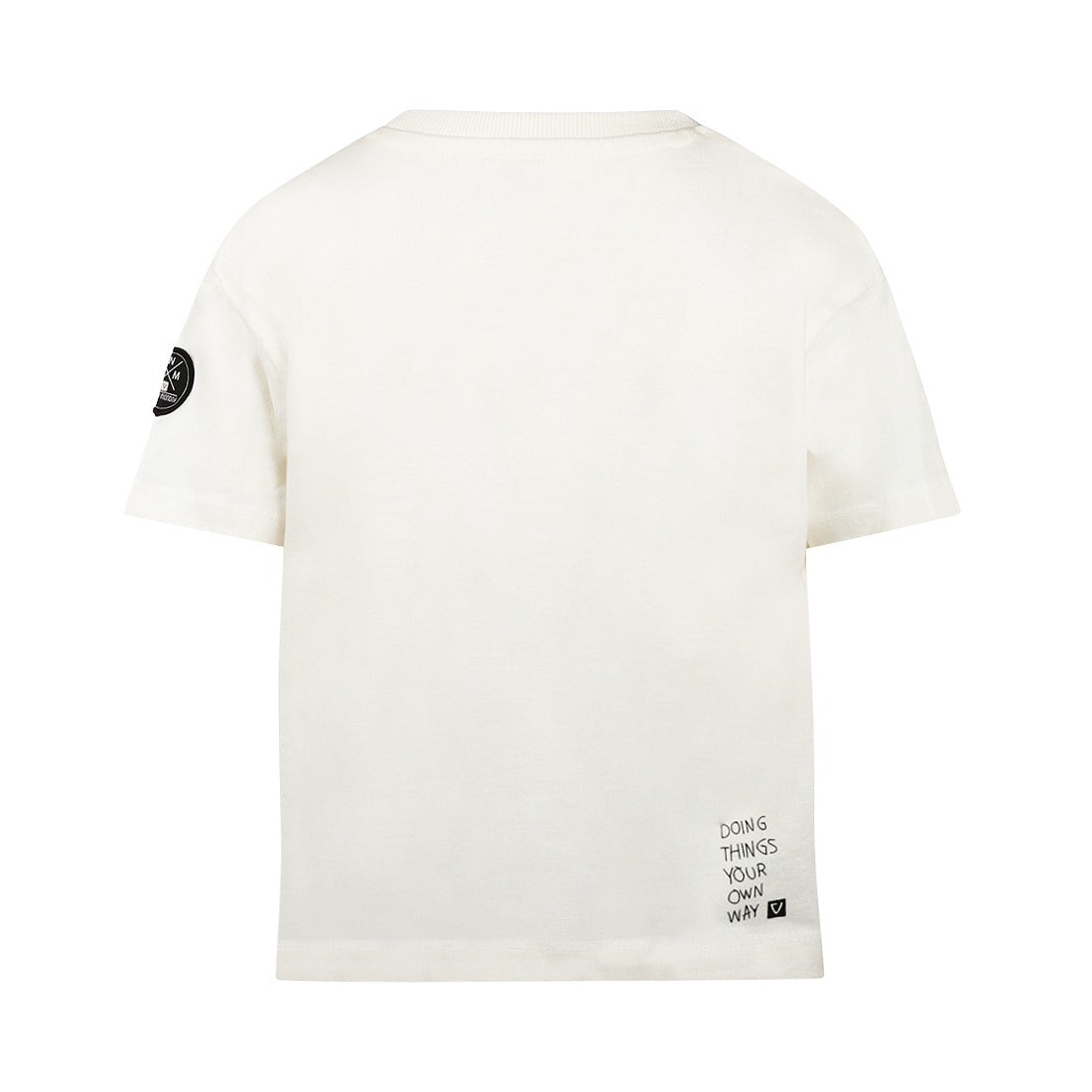 No way monday:  Loose shirt offwhite sea