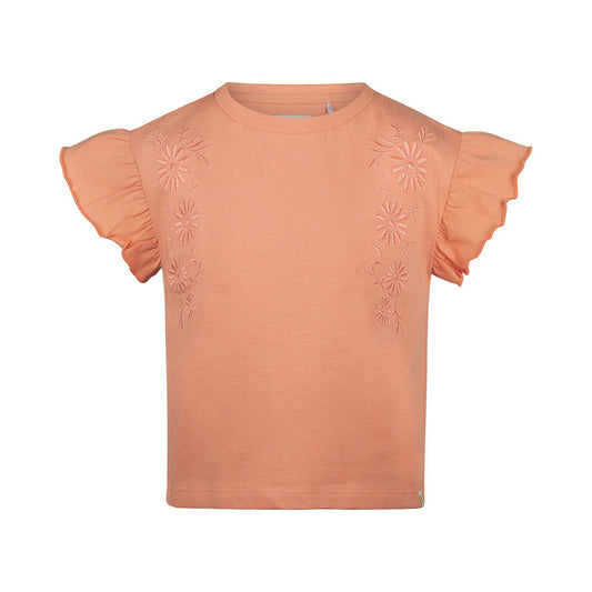 Koko Noko: Shirt with flowers blushed terra