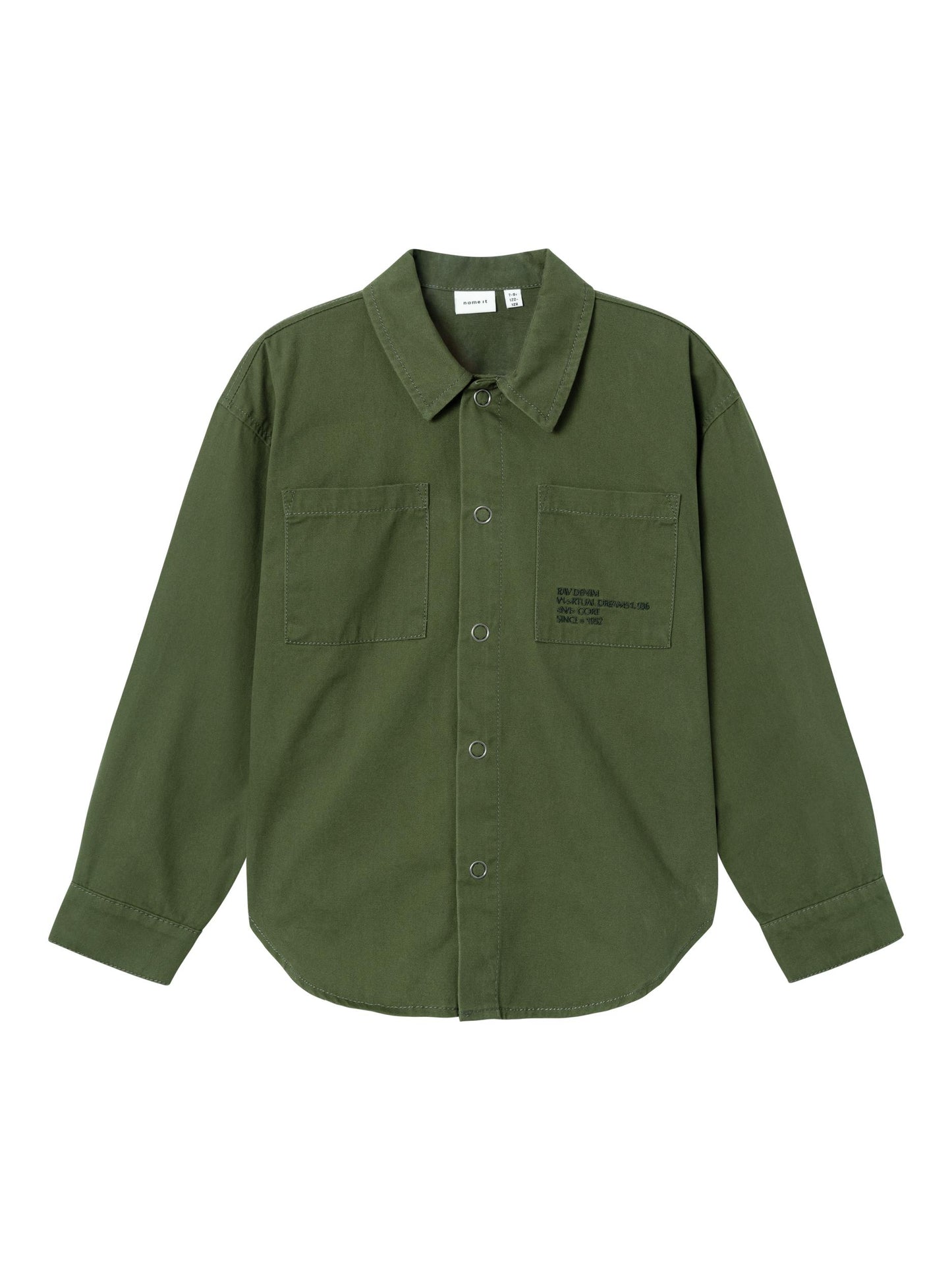 Name it: riffle green hemd