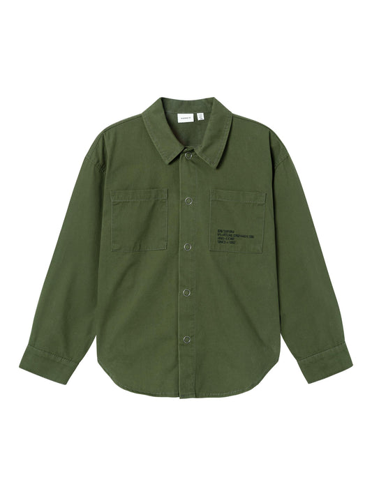 Name it: riffle green hemd