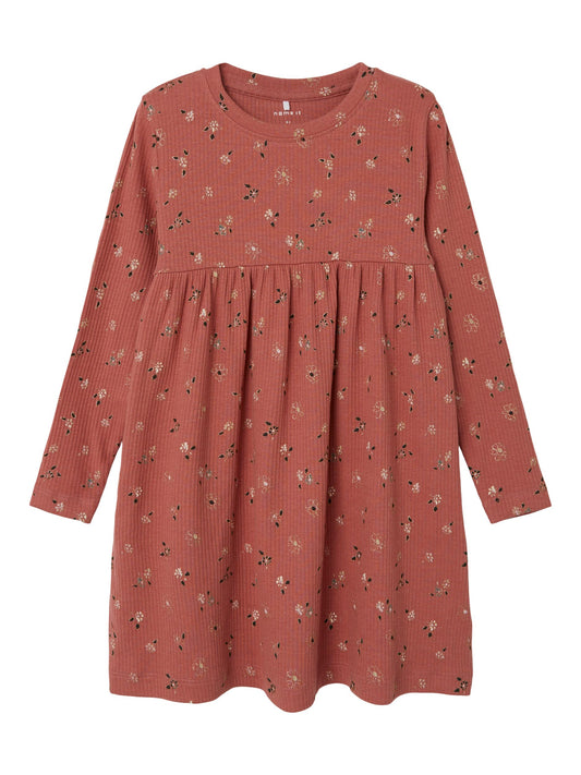 Name it: LS dress bloem glinster light mahogany