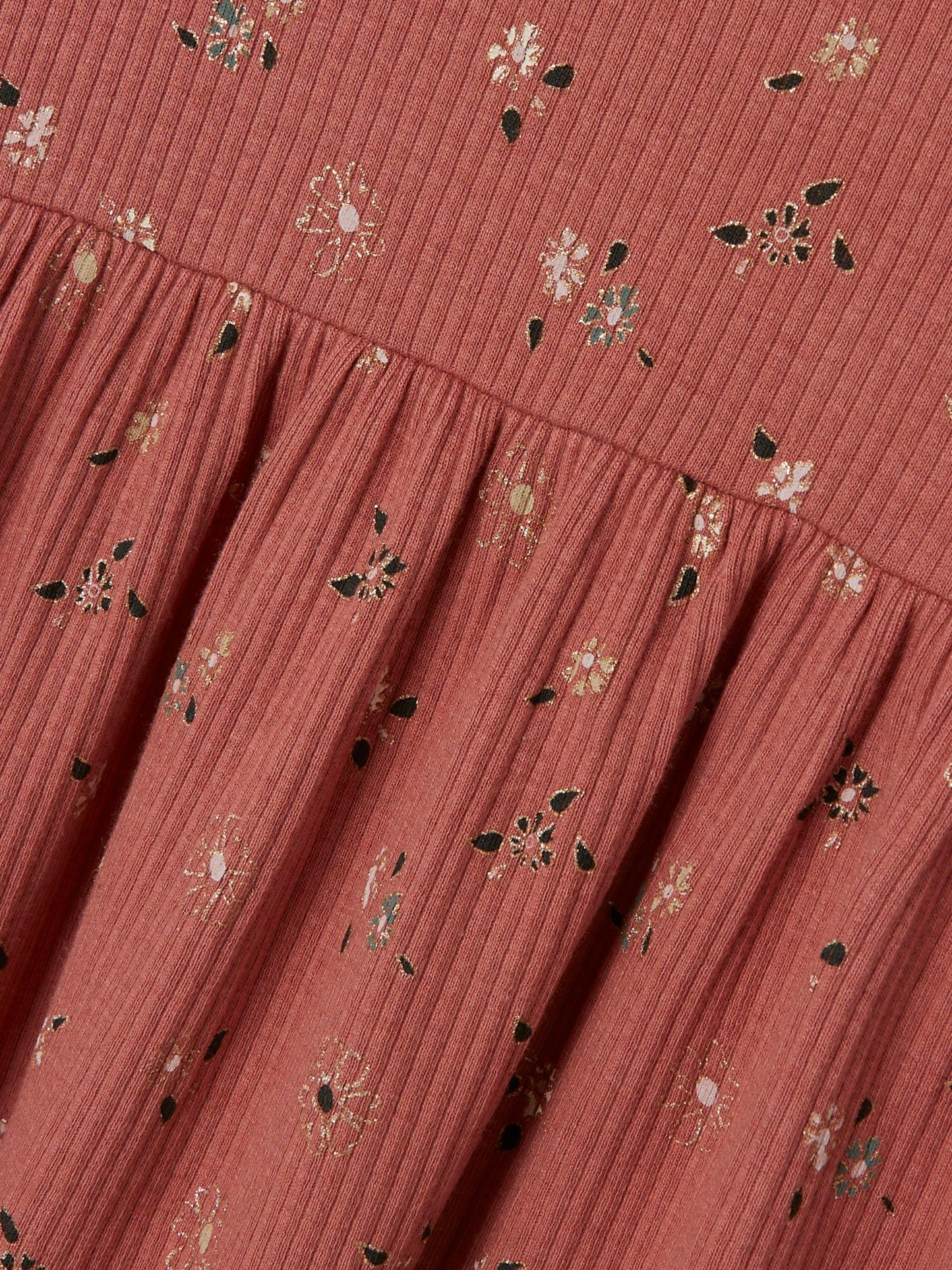 Name it: LS dress bloem glinster light mahogany