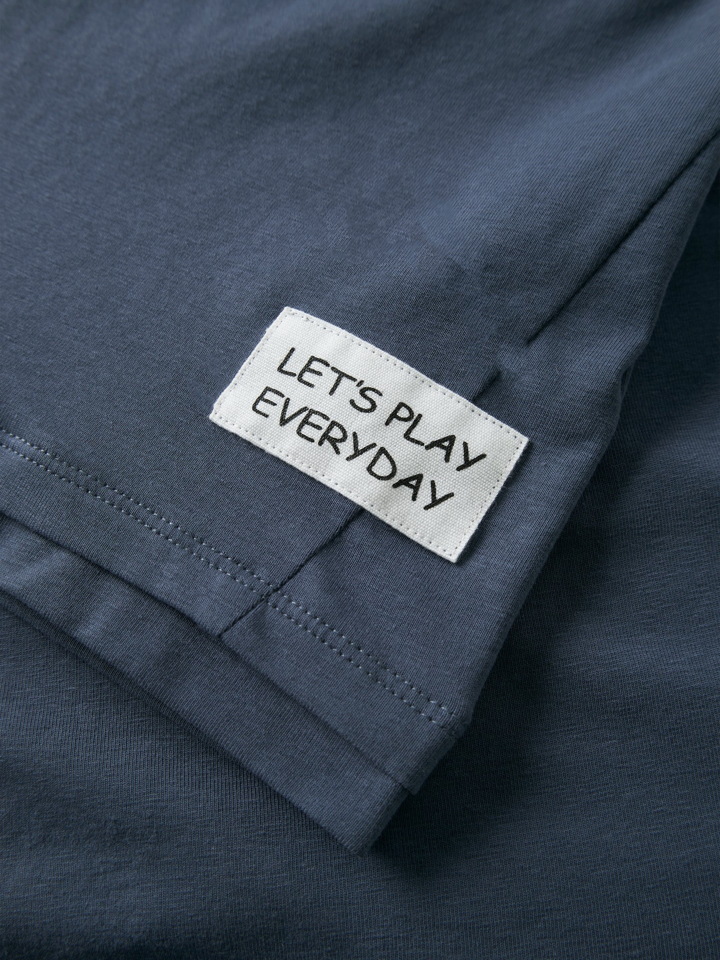 Name it: Shirt blue "Let's play everyday"