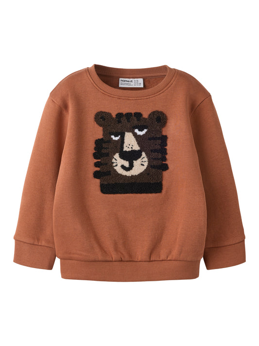 Name it: sweater tiger brown