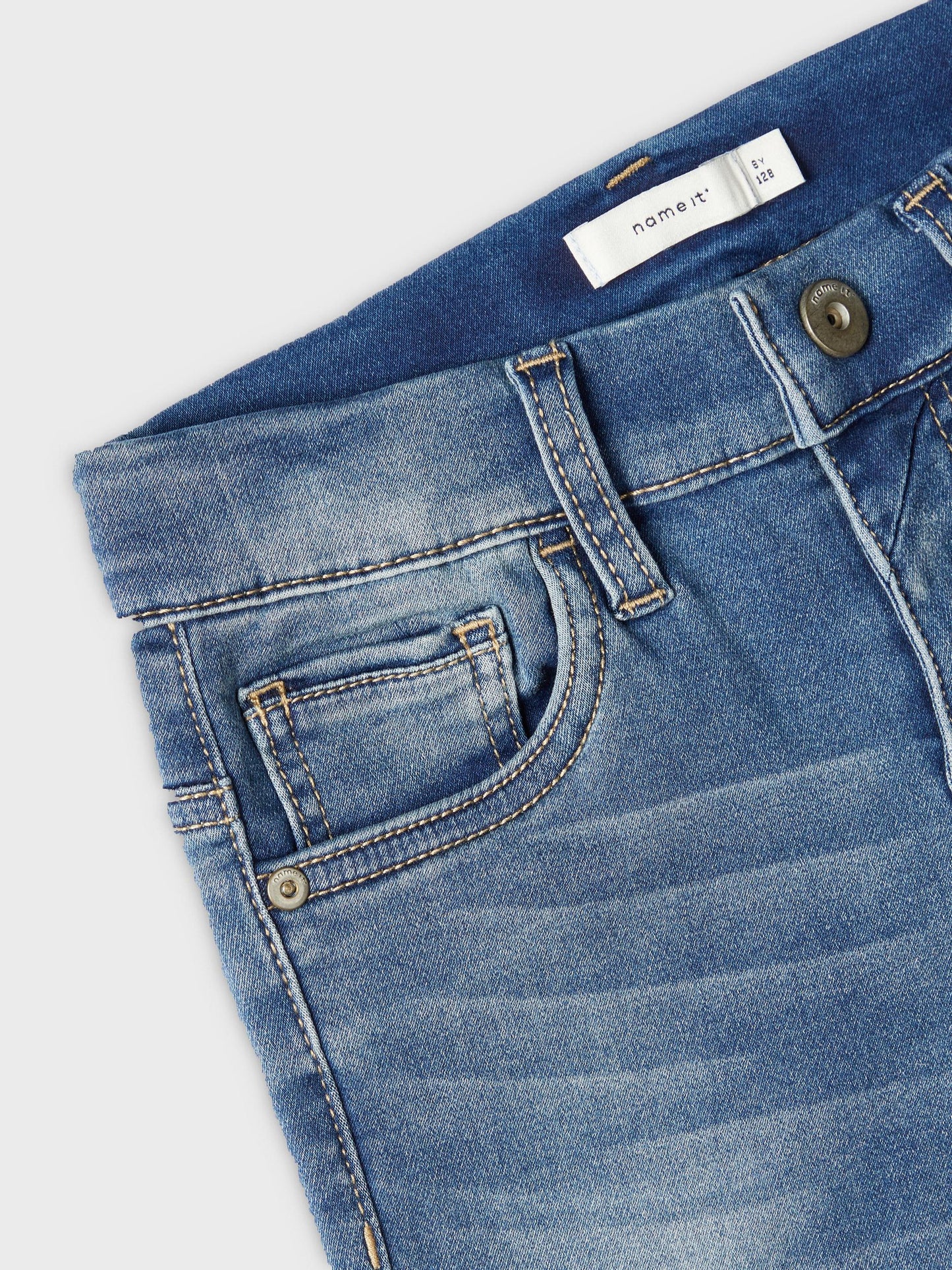 Name it:Leon jeans power stretch: denim blue