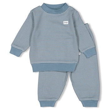 Feetje: wafel pyjama ice blue