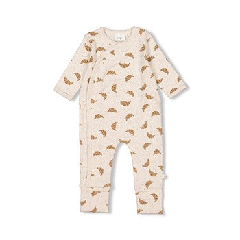 Feetje:onsie met omslagvoet croissant