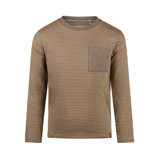 Koko Noko:Longsleeve taupe pocket