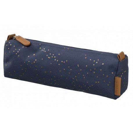 Fresk: pennenzak indigo dots