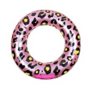 Swim Essentials: Opblaasbare Rosé Gouden Panter Zwemband Groot - 90 cm