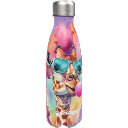 Lunch buddies: stainless steel drinkbus giraf