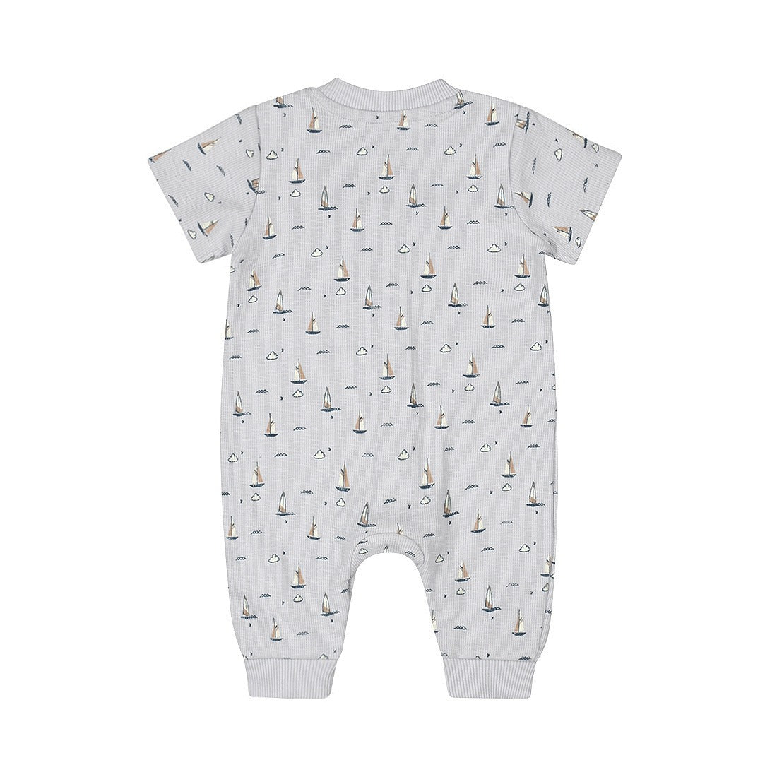 Dirkje: Onsie bootjes lichtblauw