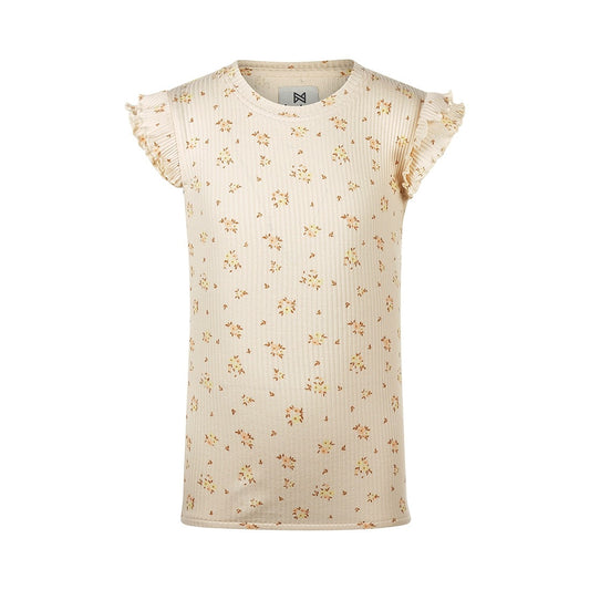 Koko Noko: shirt bloem beige