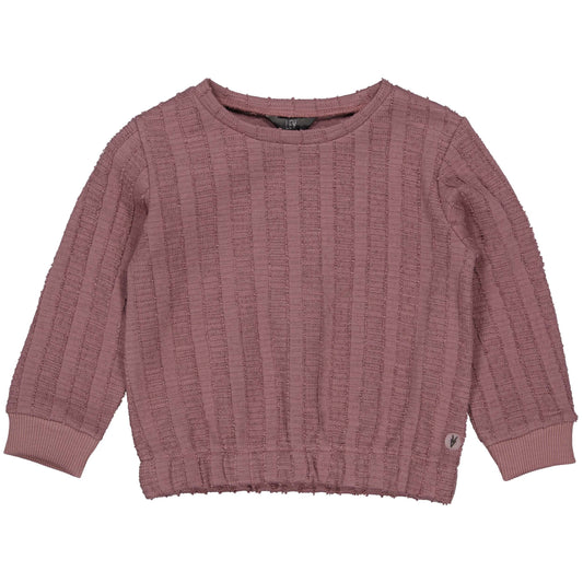 LEVV: PLIEN: sweater dark mauve