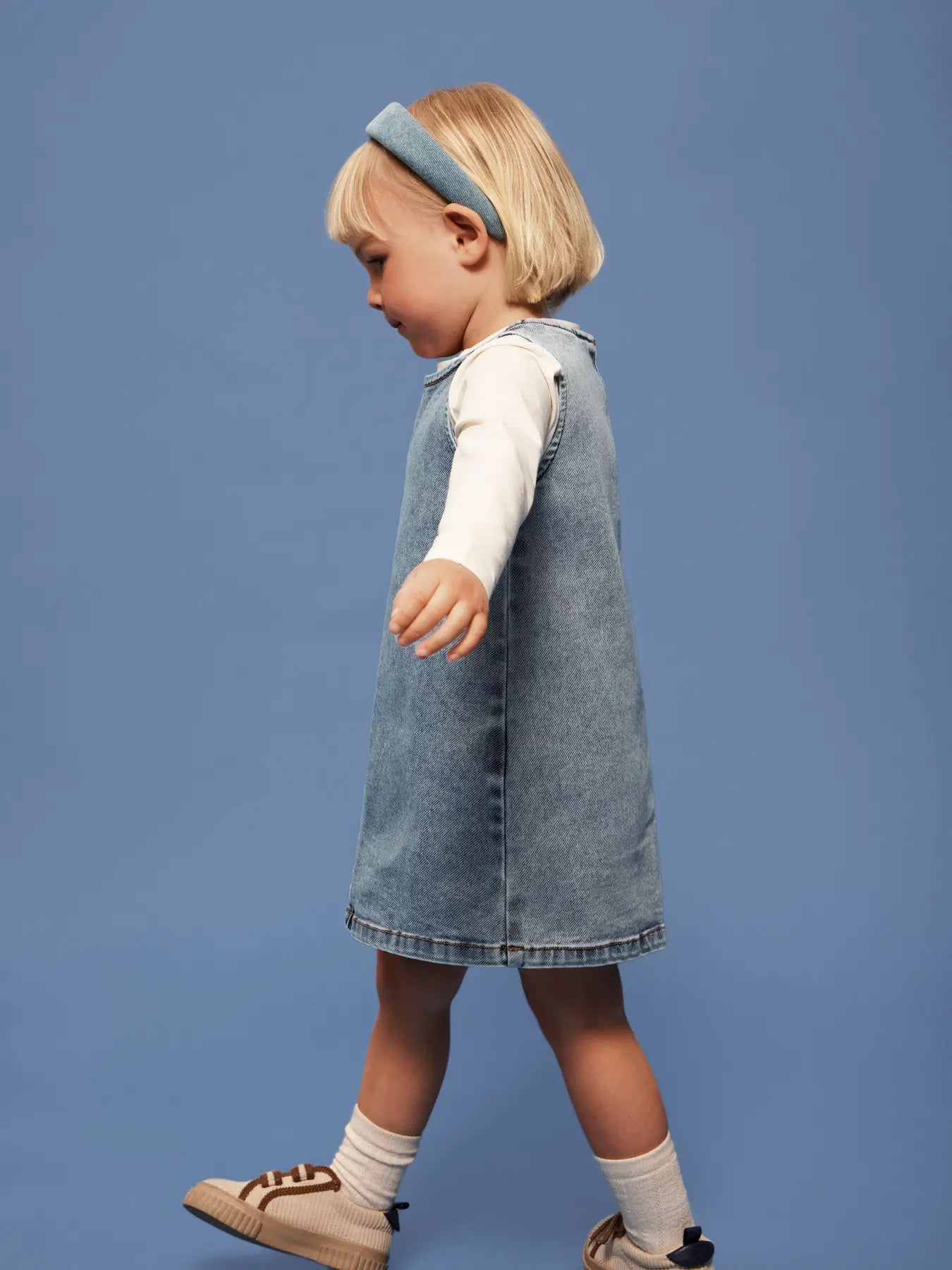 Name it: jeans dress medium blue denim