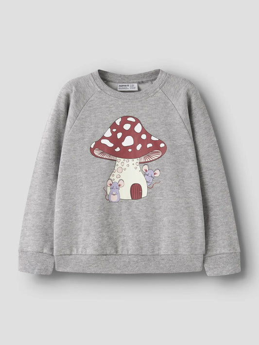 Name it: sweater grey mushroom