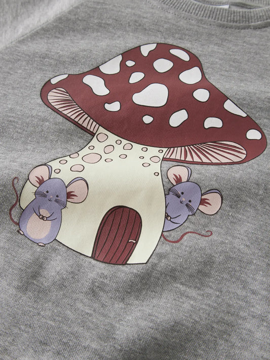 Name it: sweater grey mushroom