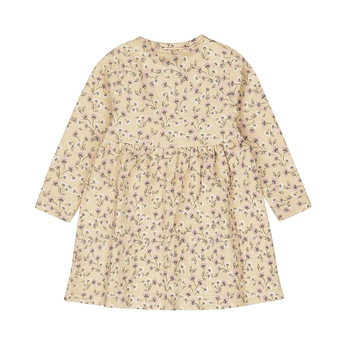 Dirkje:  Dress dark sand flower