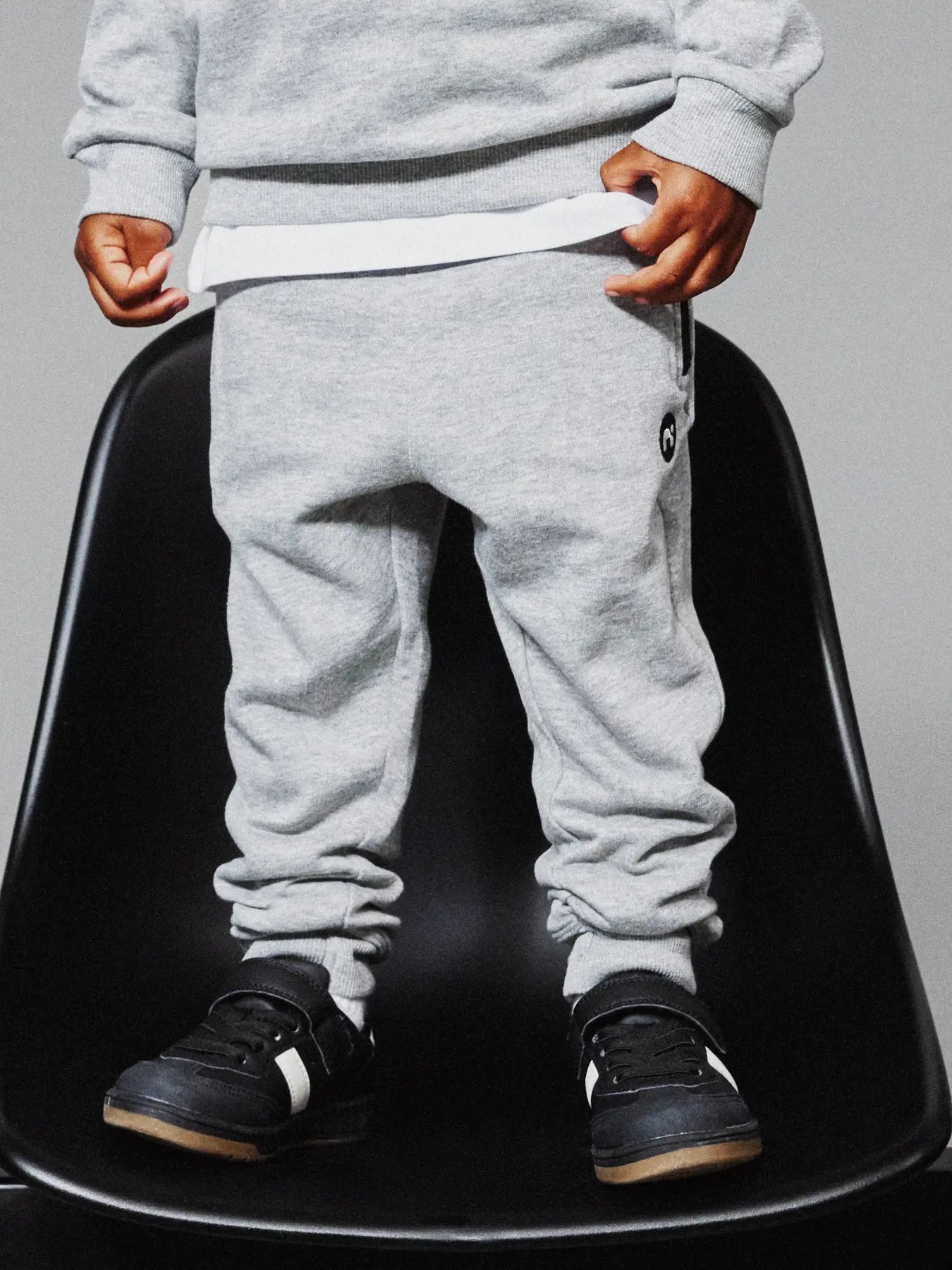Name it: Noos Vemo pants grey melange
