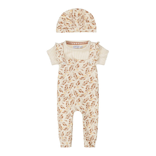 Dirkje:salopette + shirt off white
