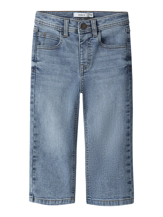 Name it: Straight jeans medium blue denim