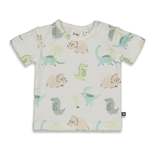 Feetje: Cool-A-Saurus: Shirt offwhite