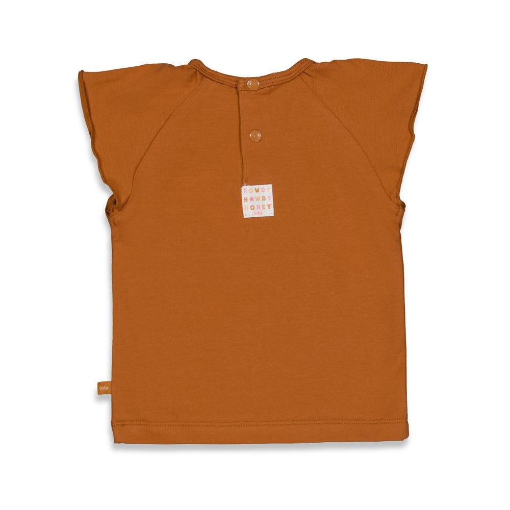 Feetje: Howdy Honey: shirt bruin