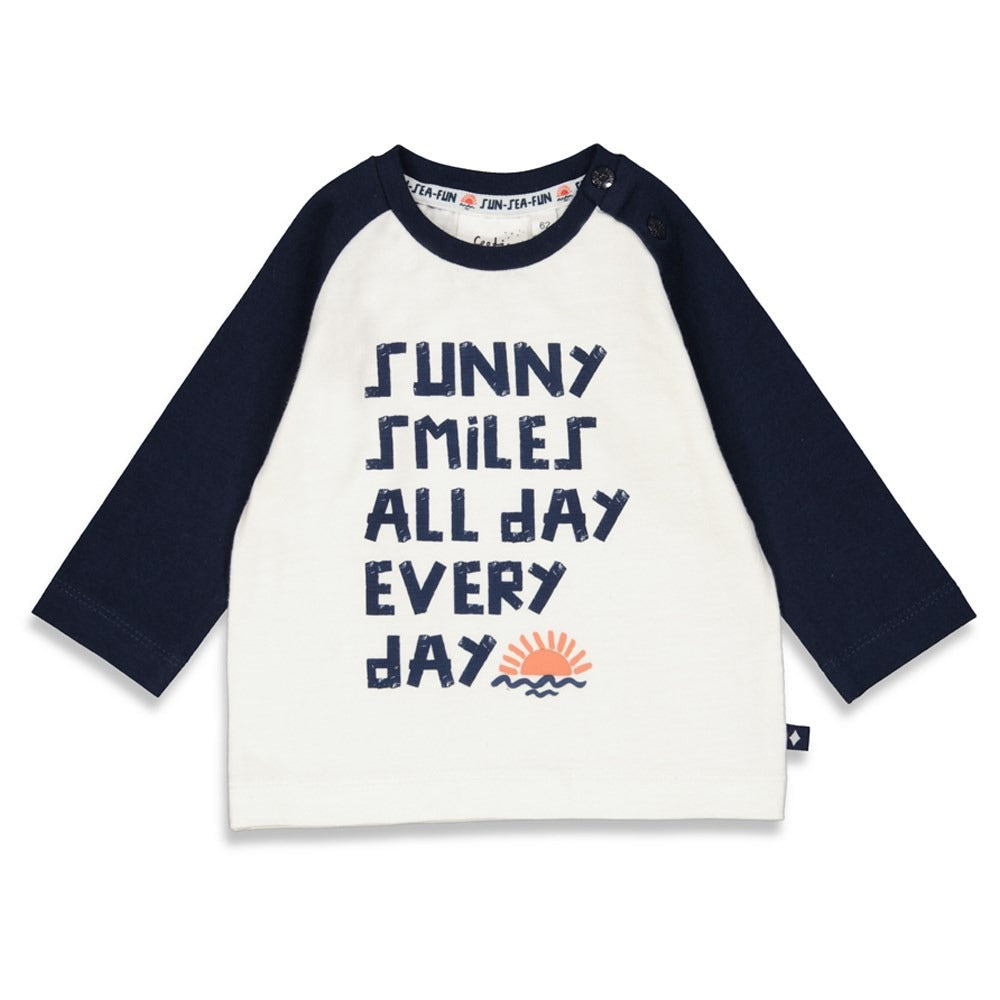 Feetje: Sun chasers: Ls white "sunny smiles"