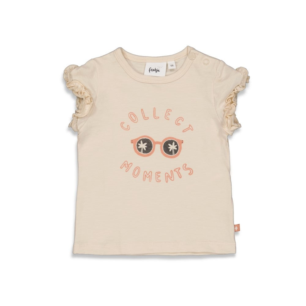 Feetje:Flamingo:shirt zonnebril offwhite
