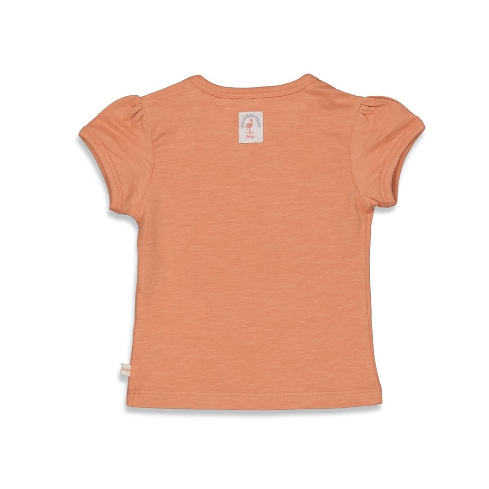 Feetje:Flamingo:shirt terra pink