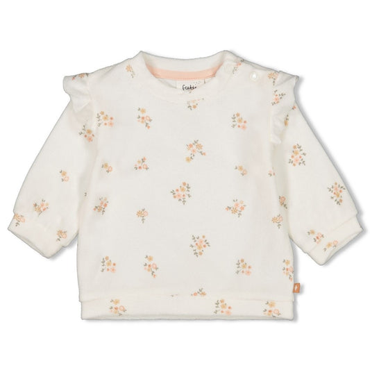 Feetje:Bloom with love:sweater offwhite