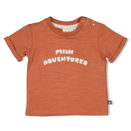 Feetje:Mini adventure: shirt brique