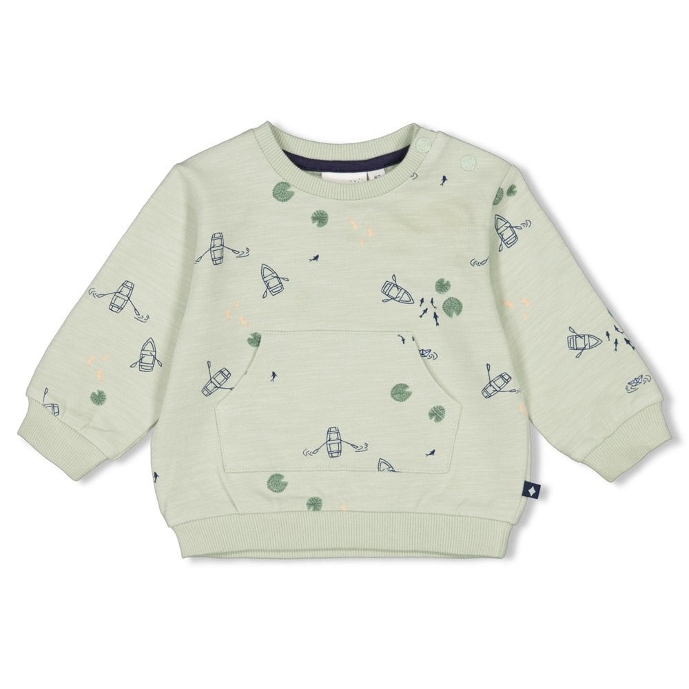 Feetje:Rock my boat: sweater mint