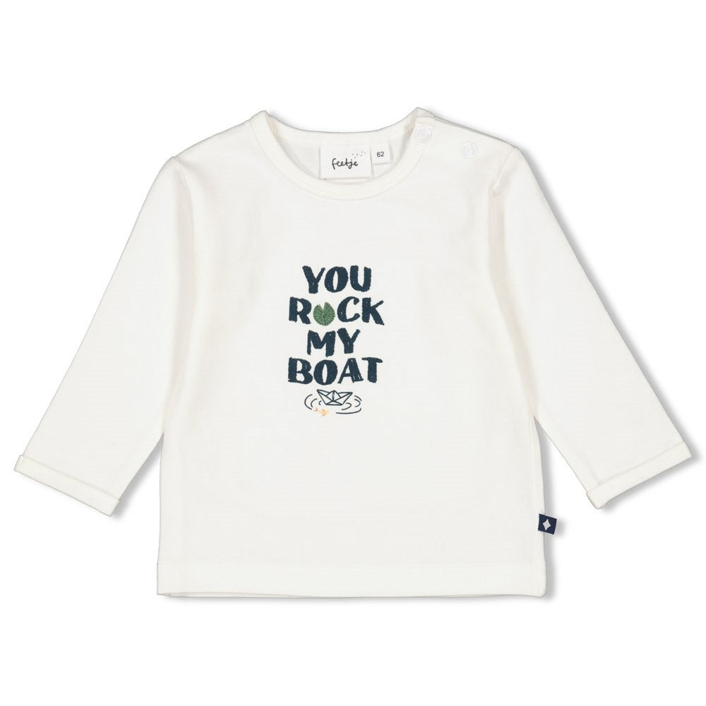 Feetje:Rock my boat: Longsleeve offwhite