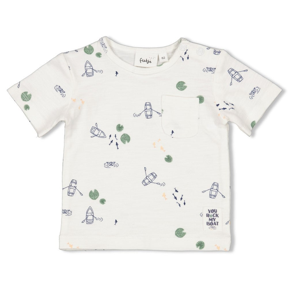 Feetje:Rock my boat: shirt offwhite